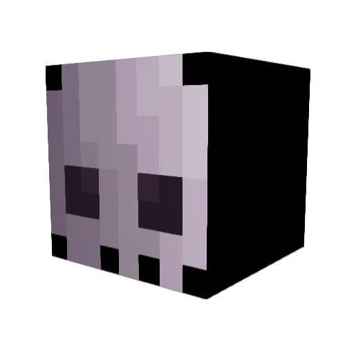 0_Plan Minecraft avatar head, 3D render
