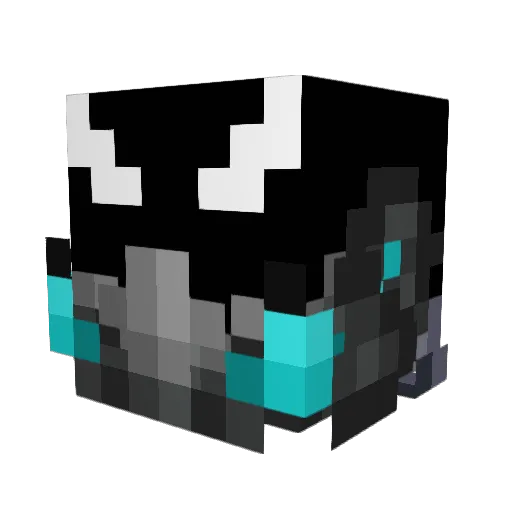 0_QxRry Minecraft avatar head, 3D render