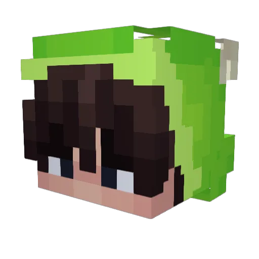 0__John__0 Minecraft avatar head, 3D render