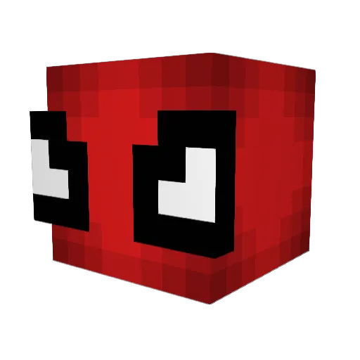 0_mazen Minecraft avatar head, 3D render