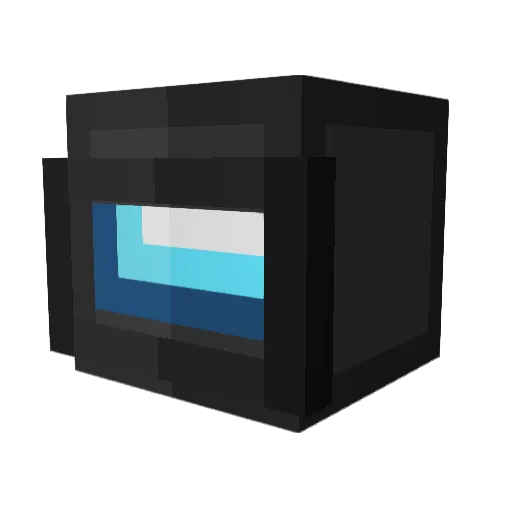 0_mido Minecraft avatar head, 3D render