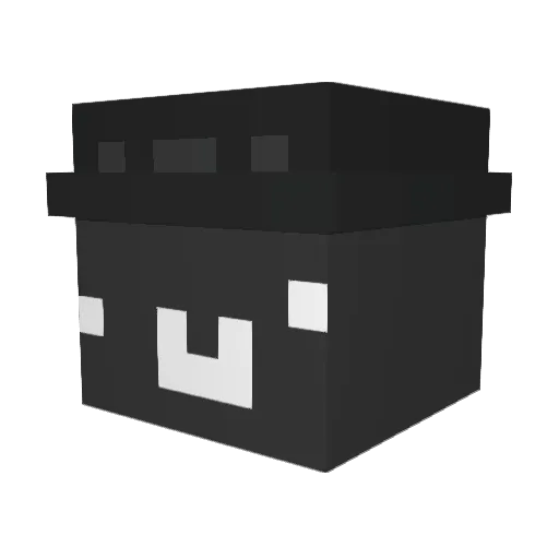 0_oJin Minecraft avatar head, 3D render