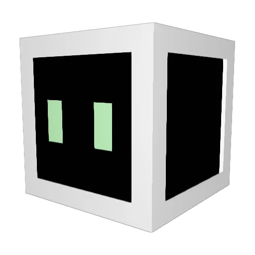 0_rin Minecraft avatar head, 3D render