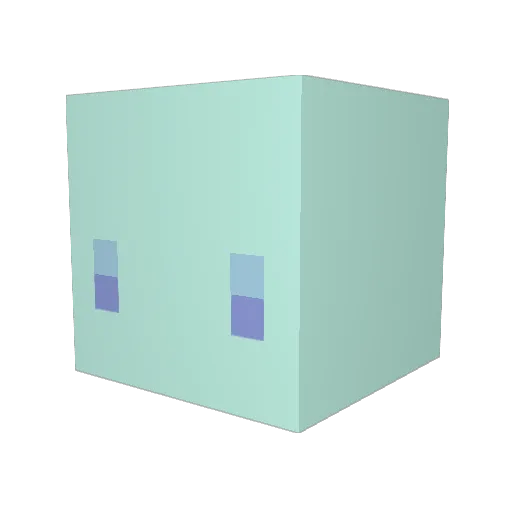 0_sukehiro_0 Minecraft avatar head, 3D render