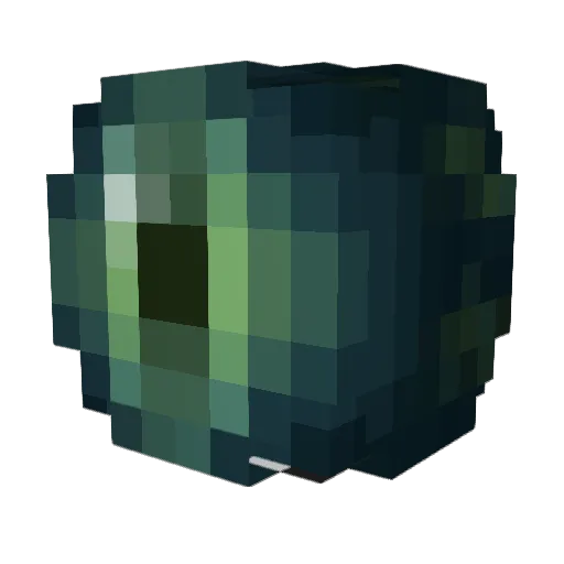 0aliO Minecraft avatar head, 3D render
