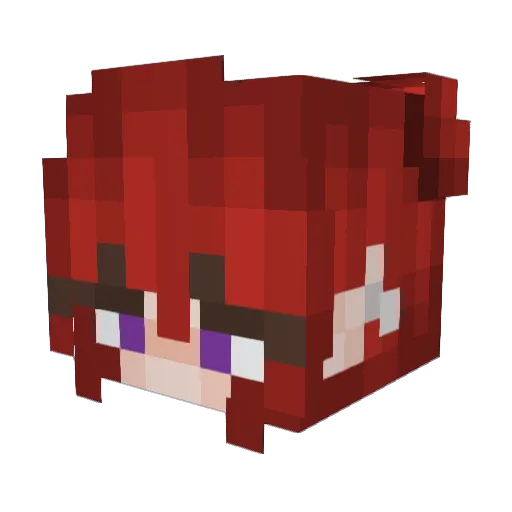 0bl1v10us Minecraft avatar head, 3D render
