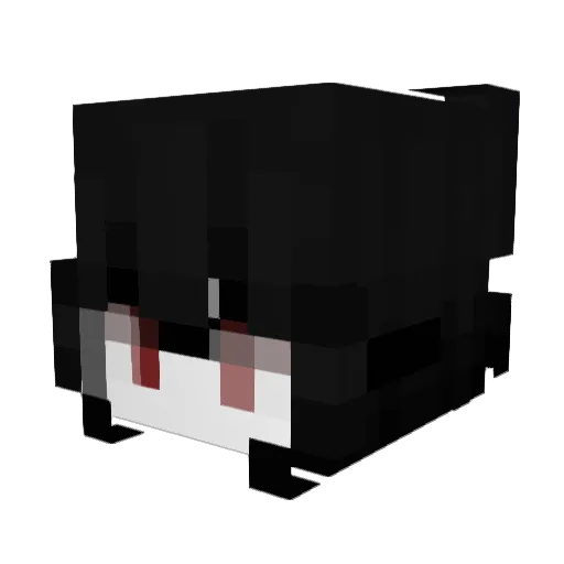 0bl Minecraft avatar head, 3D render