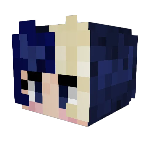 0bliss0 Minecraft avatar head, 3D render