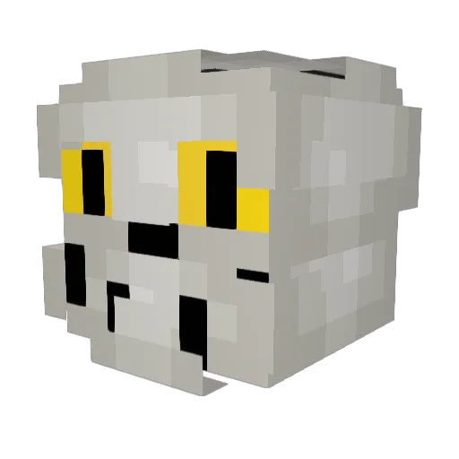 0charis0 Minecraft avatar head, 3D render