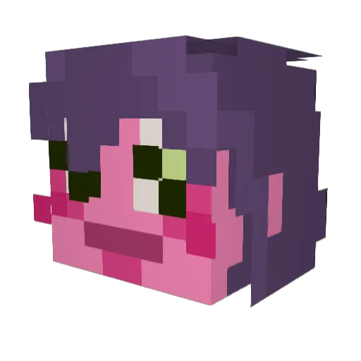 0ctopu5 Minecraft avatar head, 3D render