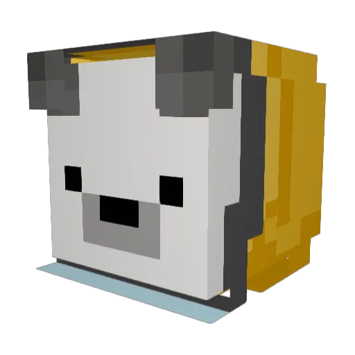 0curas Minecraft avatar head, 3D render