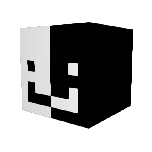 0dd758 Minecraft avatar head, 3D render