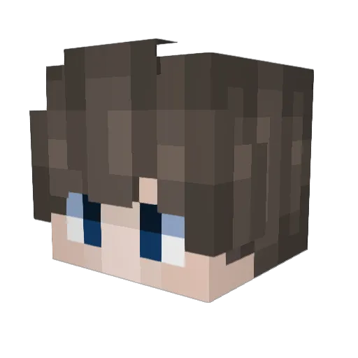 0dizona Minecraft avatar head, 3D render