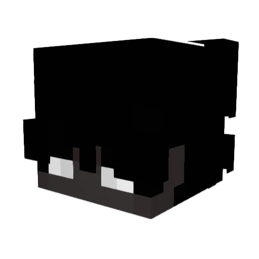 0dqrk Minecraft avatar head, 3D render