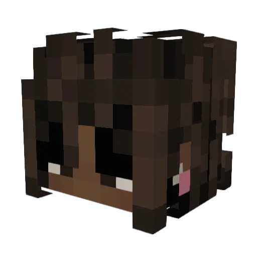 0dyHM Minecraft avatar head, 3D render
