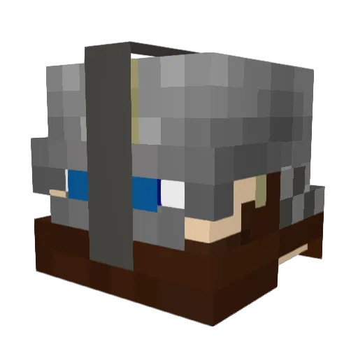 0dyn_ Minecraft avatar head, 3D render