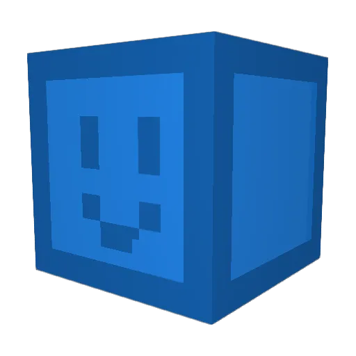 0elz Minecraft avatar head, 3D render
