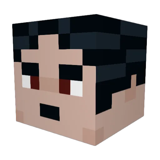 0galaxy321 Minecraft avatar head, 3D render