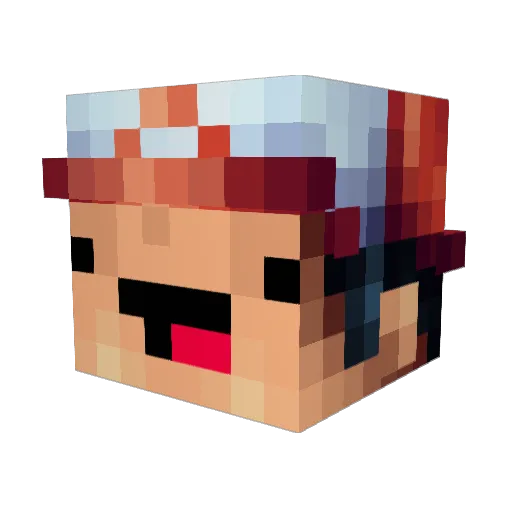 0gatsby0 Minecraft avatar head, 3D render