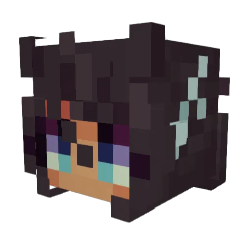 0gurt_Cap Minecraft avatar head, 3D render