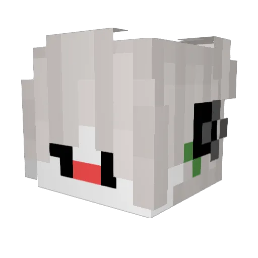 0hBreW Minecraft avatar head, 3D render
