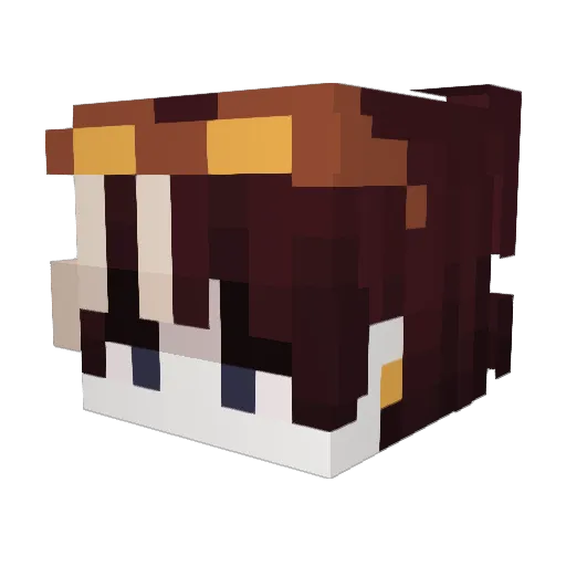 Minecraft-Avatar von 0hDevious: Kopf als 3D-Render