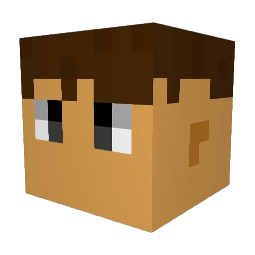 0hJunge2 Minecraft avatar head, 3D render