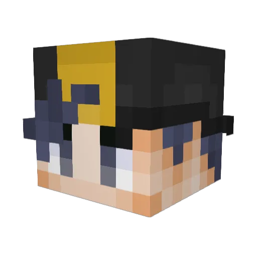 0hMateo Minecraft avatar head, 3D render