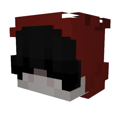 0hStix Minecraft avatar head, 3D render