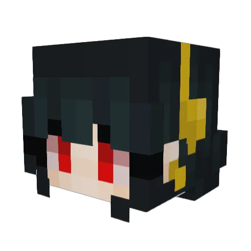 0hdia Minecraft avatar head, 3D render