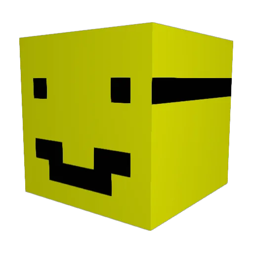 0hea Minecraft avatar head, 3D render