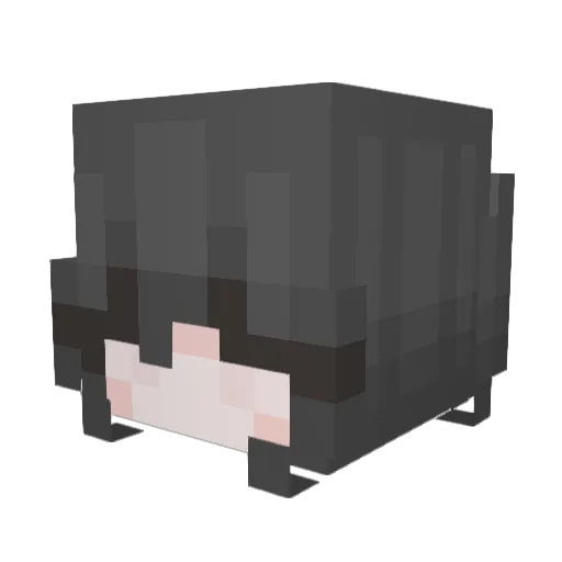 0heartstrings Minecraft avatar head, 3D render