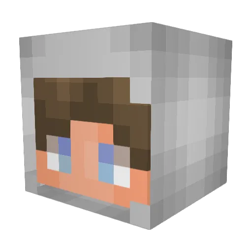 0hnezahn_ Minecraft avatar head, 3D render