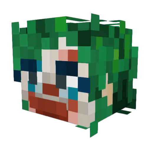 0hzone Minecraft avatar head, 3D render