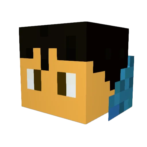 0idontknow Minecraft avatar head, 3D render