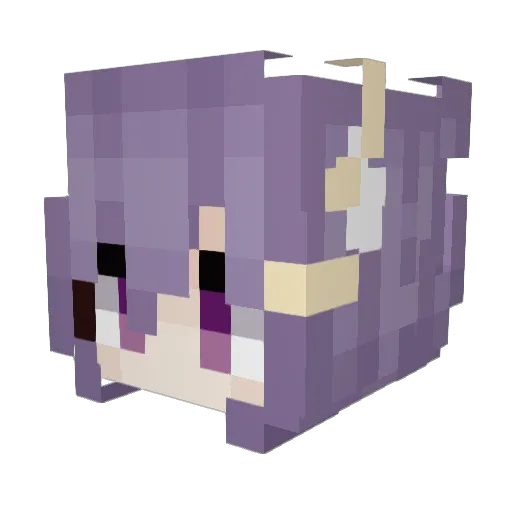 0jjo Minecraft avatar head, 3D render