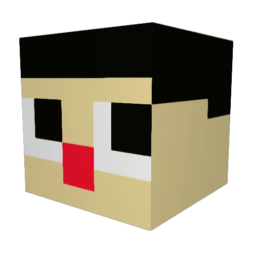 0kasiiyar0 Minecraft avatar head, 3D render
