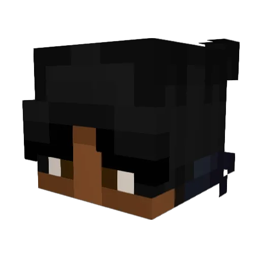0ki0li0 Minecraft avatar head, 3D render