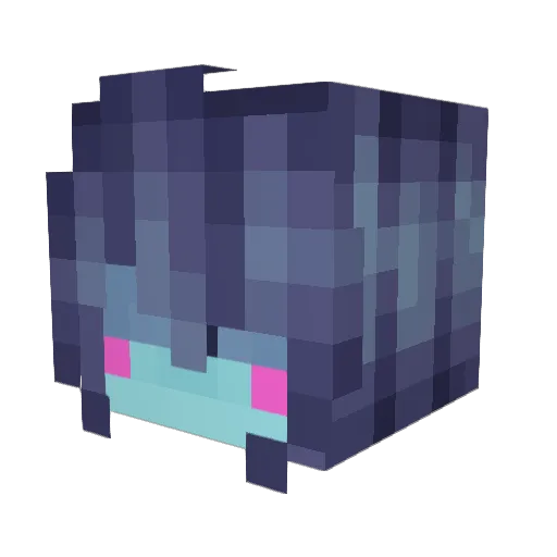 0kkiooo Minecraft avatar head, 3D render