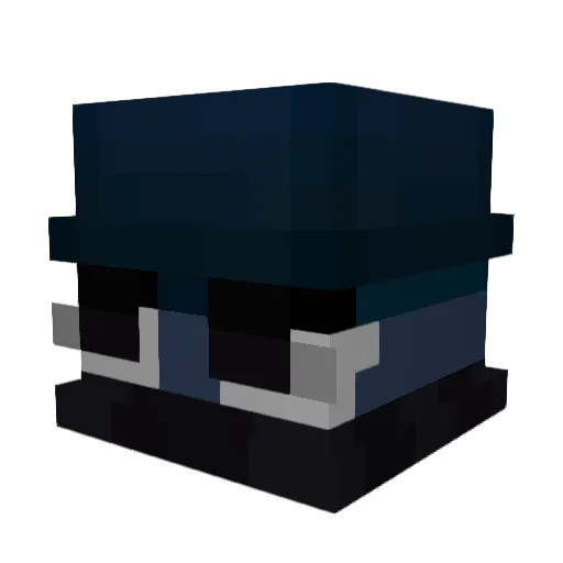 0koe Minecraft avatar head, 3D render