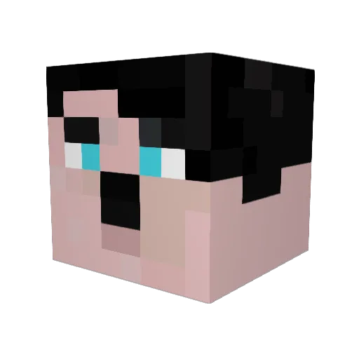 0ktaVioh Minecraft avatar head, 3D render