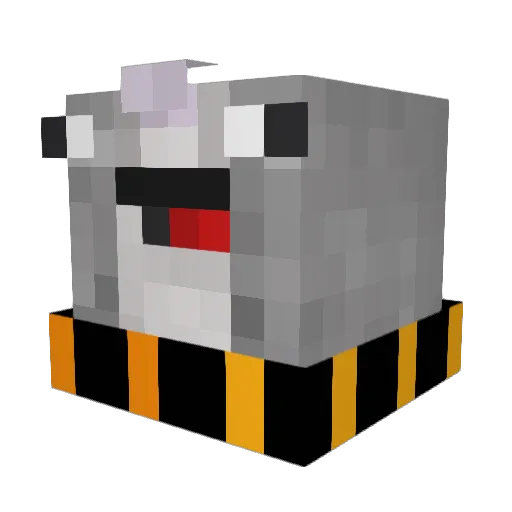 0ktoast Minecraft avatar head, 3D render