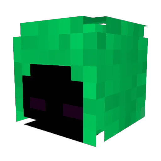 0kurage0 Minecraft avatar head, 3D render