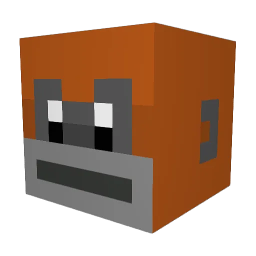 0l1iv3r Minecraft avatar head, 3D render
