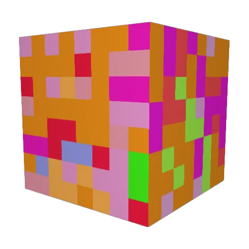 0lNK Minecraft avatar head, 3D render