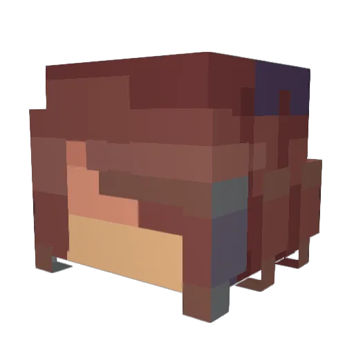0livermcs Minecraft avatar head, 3D render