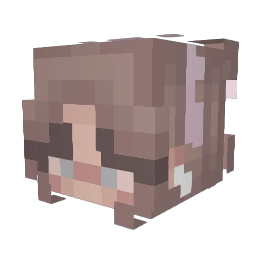 0livia_Lukas Minecraft avatar head, 3D render