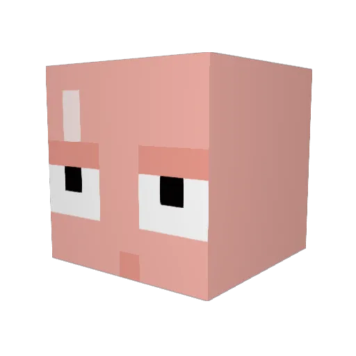 0ltrix Minecraft avatar head, 3D render