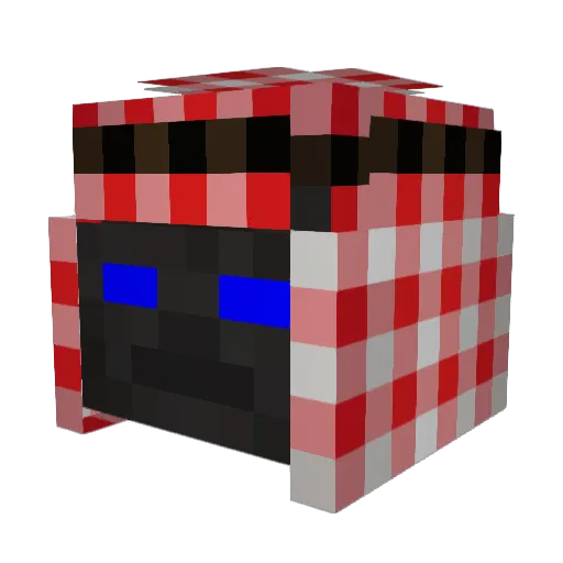 0nBlxssed_ Minecraft avatar head, 3D render