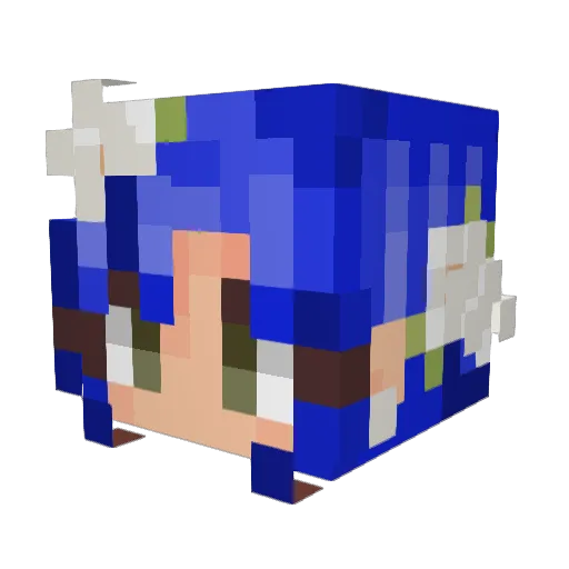 0n_The_Loose Minecraft avatar head, 3D render